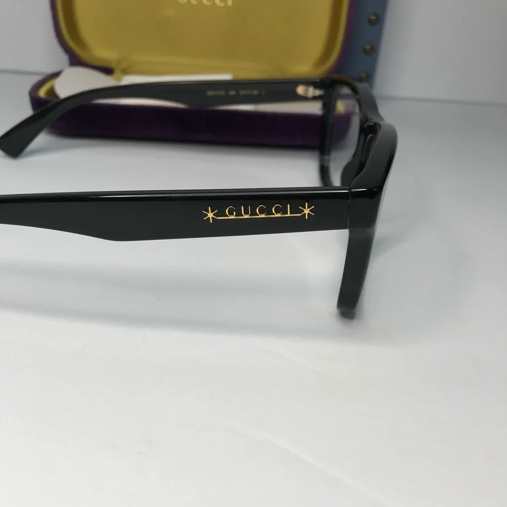 New Authentic Gucci GG1177O Eyeglasses 004 - Black - Transparent